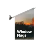 Raamvlaggen bedrukken