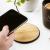 Wireless charger bamboo 10W with logo