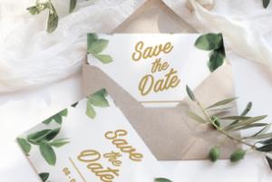 Custom Printed Wedding invitations available at 1-2-3druk.nl