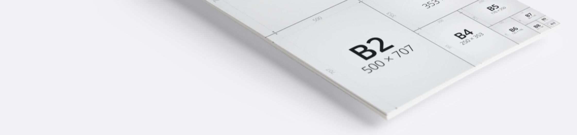 Was ist das DIN-B0 Format? | HelloPrint