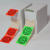 Fluor stickers in 2 kleuren bedrukt bij drukwerktotaal