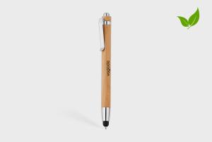 Bolígrafo de bambú táctil
