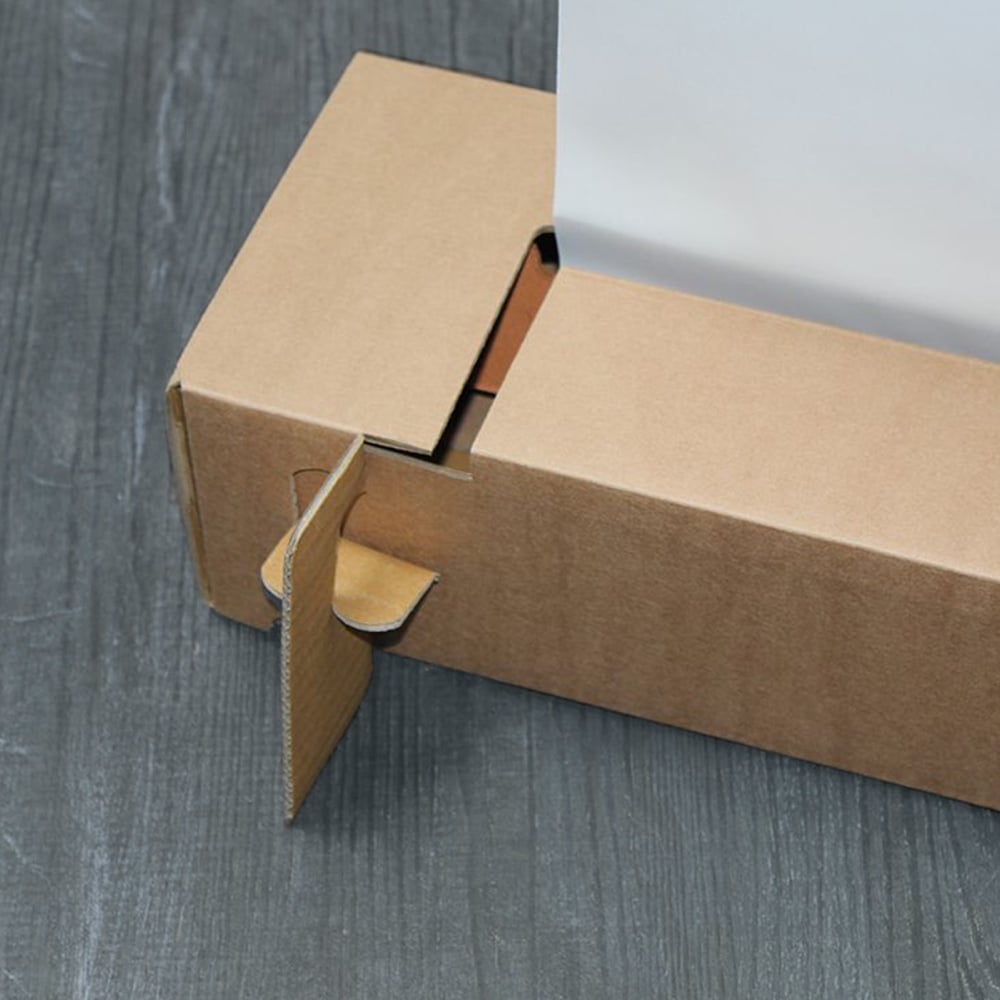 Kartonnen roll-up banner