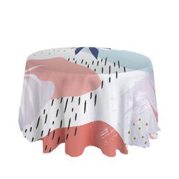Tablecloth round personalisation