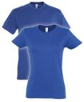 Das Rundhals t-Shirt der Marke Sol's im Royal-blau Farbton. Erhältlich bei Helloprint. 