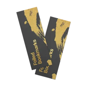 Marque-page avec dorure 