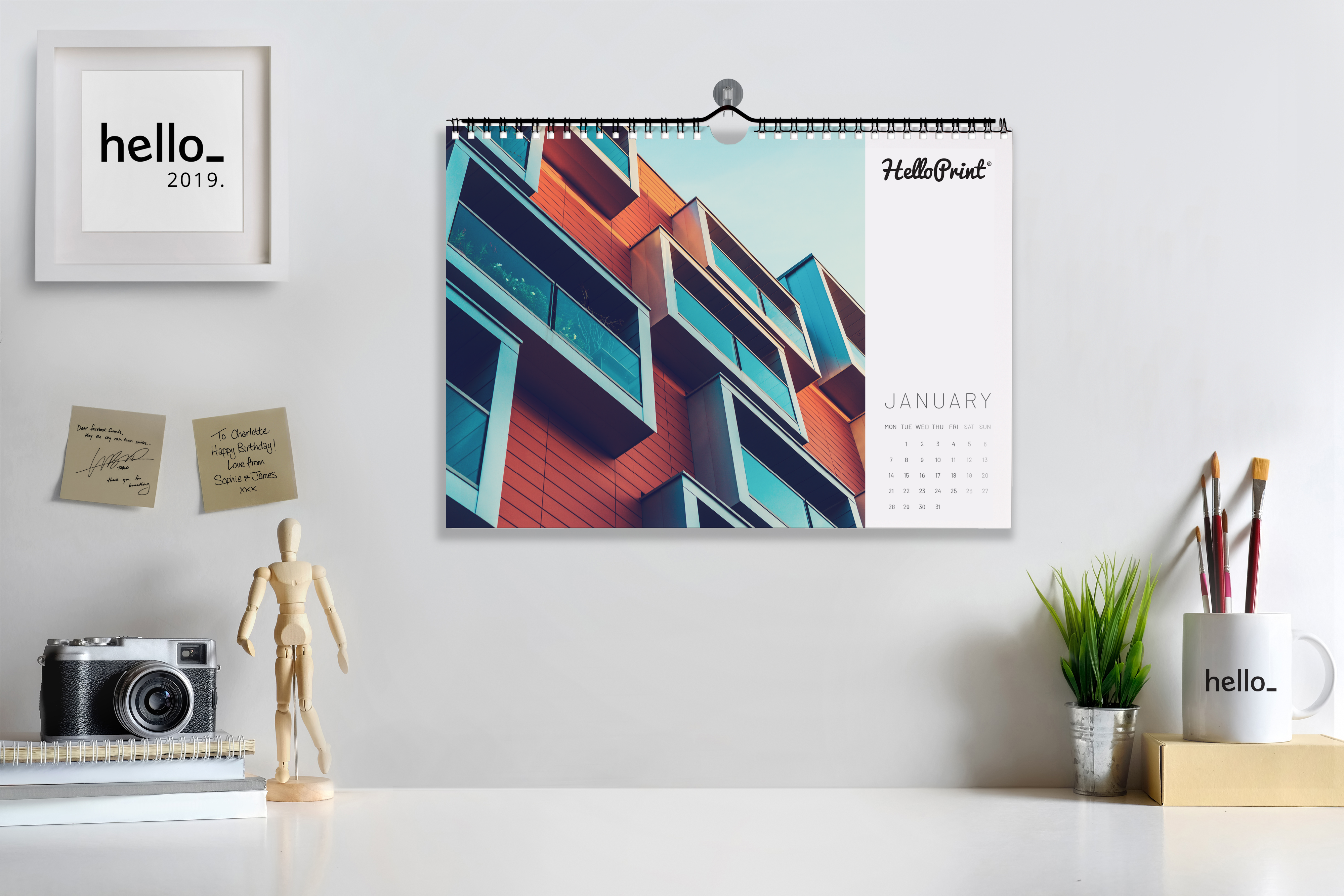 Personalised Calendar Printing  Helloprint