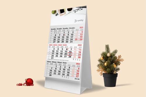3 Months Desk Calendars