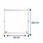 Estructura de pizarra 90 x 150 cm
