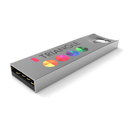Store your most important files with this colorful and minimalistic USB only available at Helloprint. 