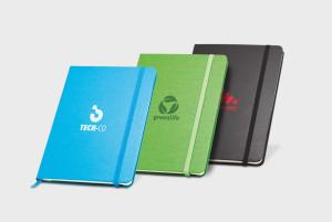 Notebook A5 with storage compartment
