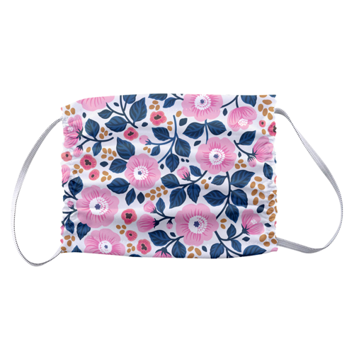 Flat view of the floral design from Helloprint's