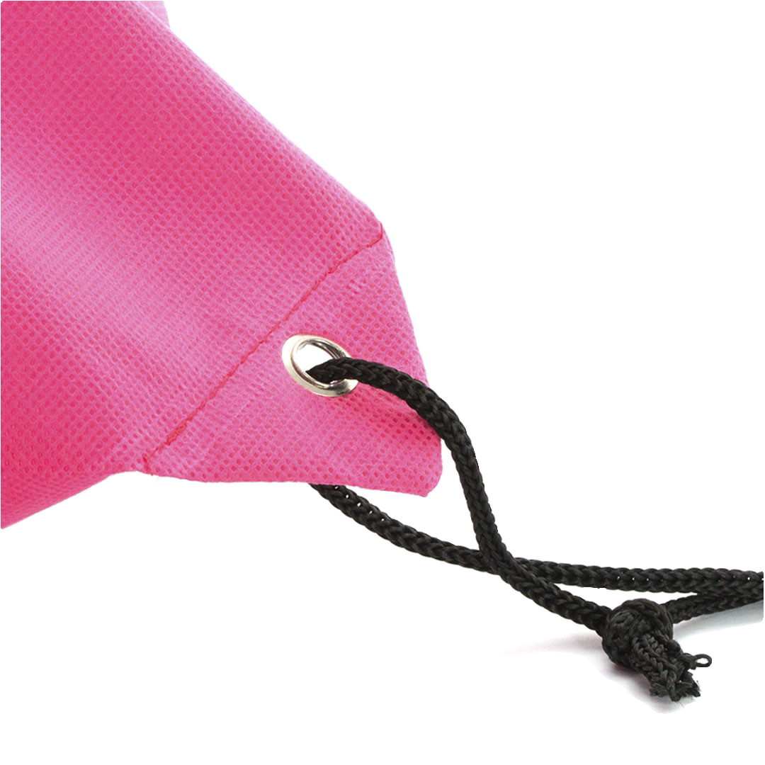 A nonwoven drawstring bag corner available at Helloprint with personalised printing options for a cheap price.