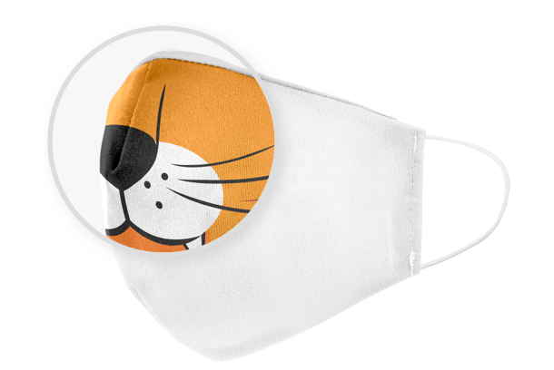 Close-Fitted Face Masks for Kids 