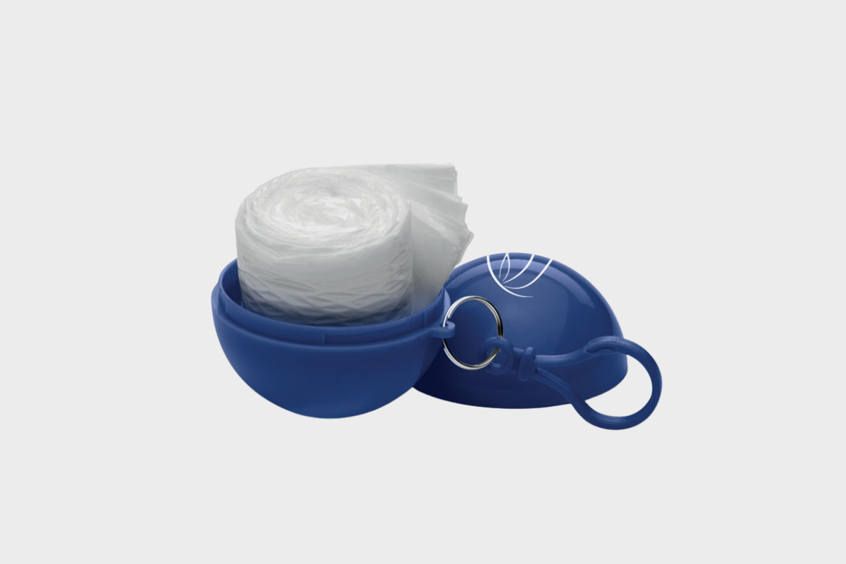 Poncho in Round Container