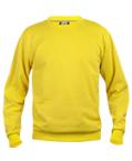 Bestelle Sweatshirts in der Farbe Zitronengelb mit Deinem Design online bei Helloprint.