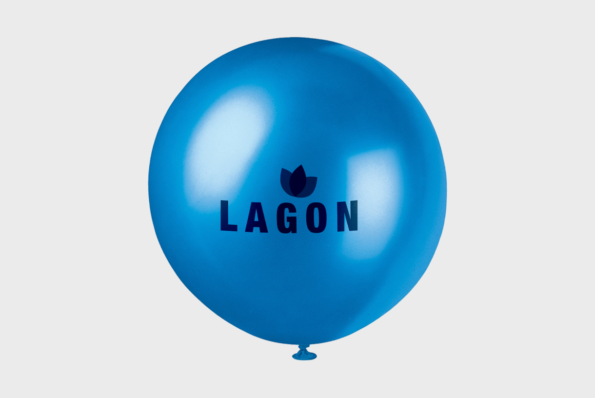 Metalen ballonnen in reuzenformaat, bedrukt met uw logo of bedrijfsnaam