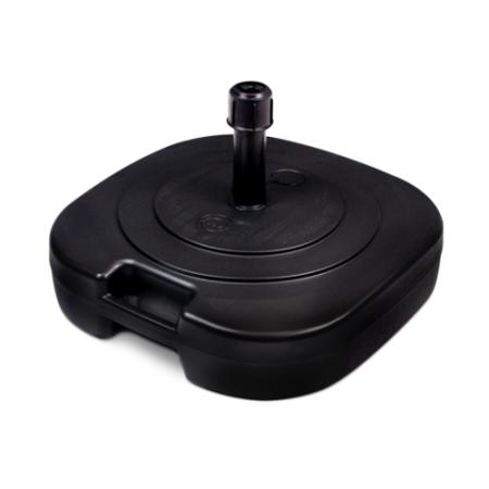 base para sombrilla tanque de agua, color negro. Disponible en Helloprint