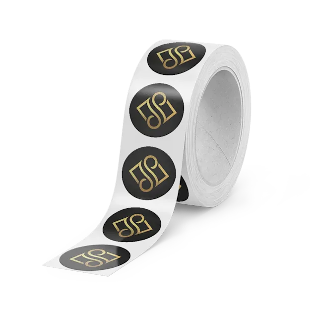 Labels On Roll With Foil Finishing-catalog-image