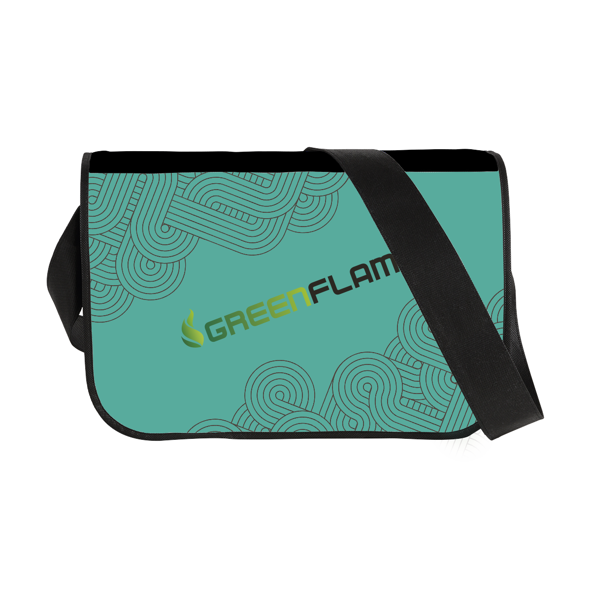 Cheap cross body bag, ideal for business r travelling. At Helloprint you can personalise it with your own logo or design.