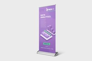 Deluxe roll-up banner