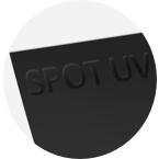 Spot UV flyer Finish Helloprint