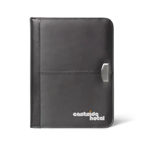 Leather conference folder, personalised and printed online with HelloPrint