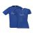 Een hoge kwaliteit blauwe basis t shirt beschikbaar voor een lage prijs met eigen logo en tekst op Drukzo.