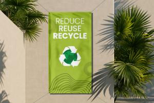 Eco friendly banner 