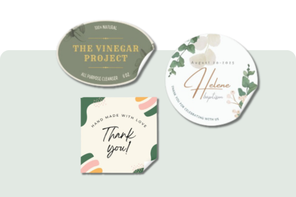 Kleine losse stickers