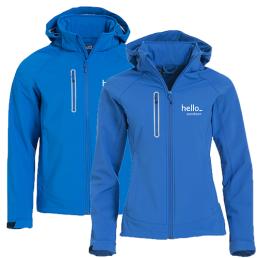 Clique premium softshell jacket with logo