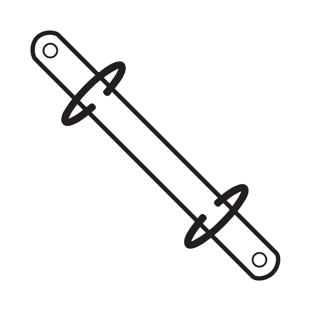 Archivador con 2 anillas