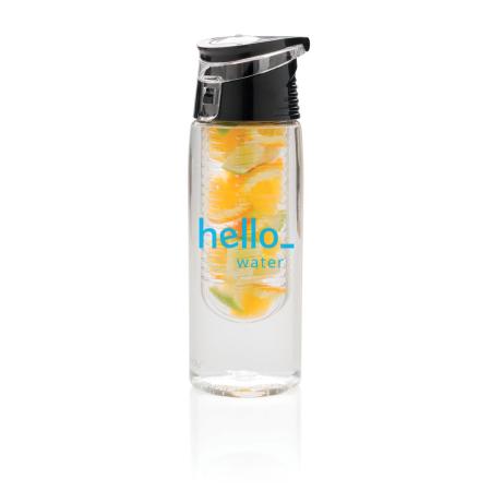 Personalised Lockable Infuser Water Bottle with Front Logo Display Option, available at Helloprint