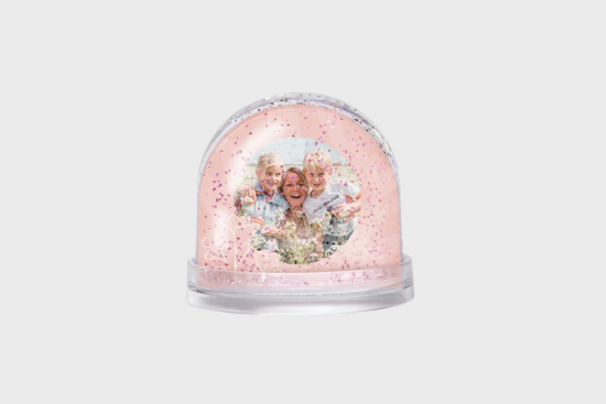 Gepersonaliseerde Glitter Sneeuwbol