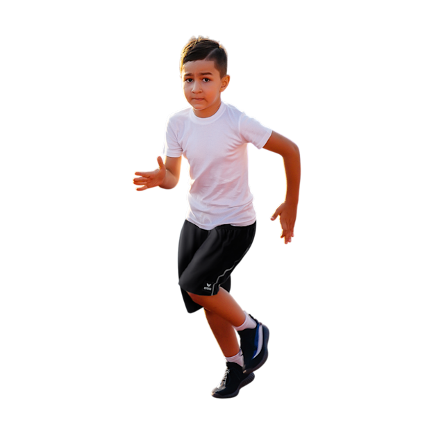 Erima running kids shorts