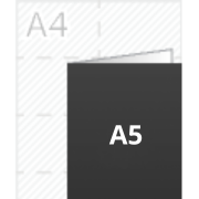 <strong>A4</strong> ouvert / <strong>A5</strong> fermé