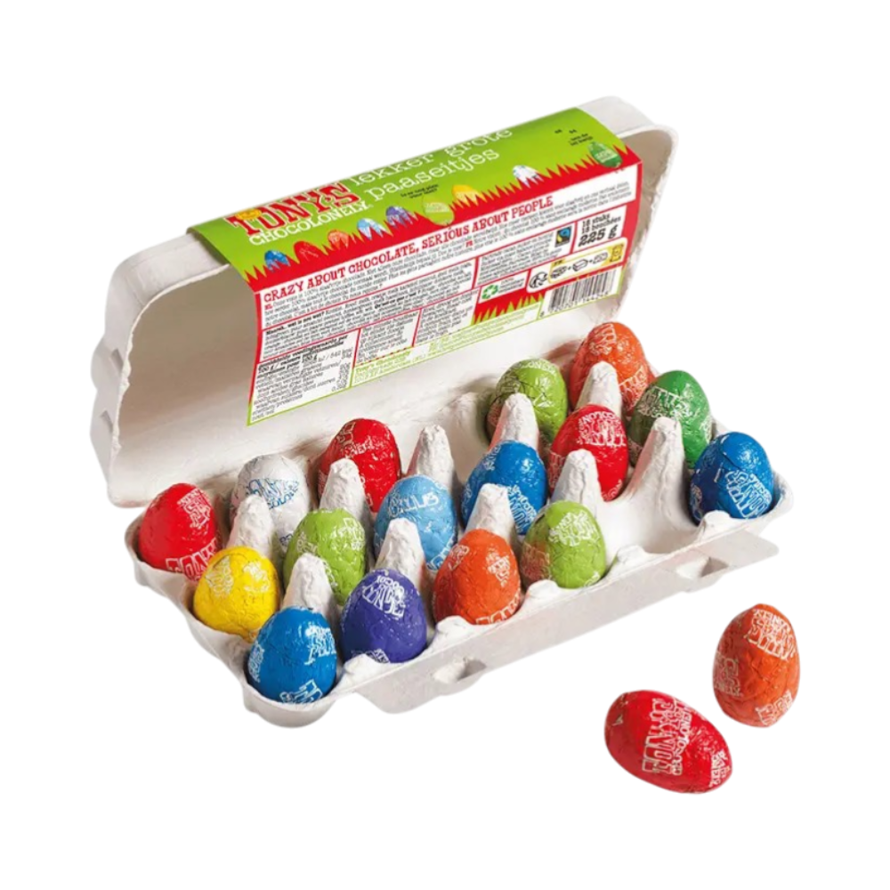 Grote doos met Tony's paaseieren
