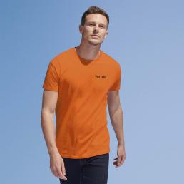 standing Basic round neck t-shirt (Large Quantities)