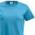 T-shirt ajusté premium bleu turquoise homme
