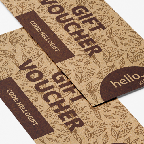 Eco Friendly Vouchers, Custom Printed Online Helloprint