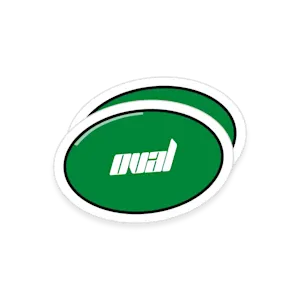 Ovale Sticker