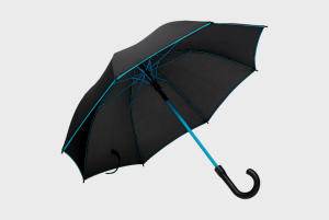 Paraplu met gekleurde details