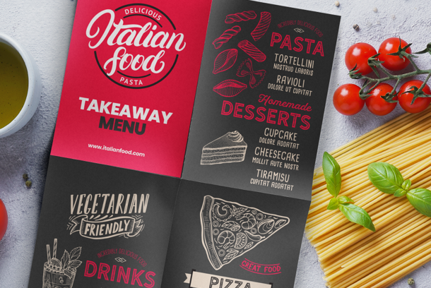 Custom printed Cross fold leaflets available at Helloprint