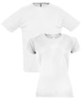 Weiße Sport T-Shirts mit Deinem Design bei Helloprint bedrucken lassen. Bestelle einfach online für Mann und Frau.