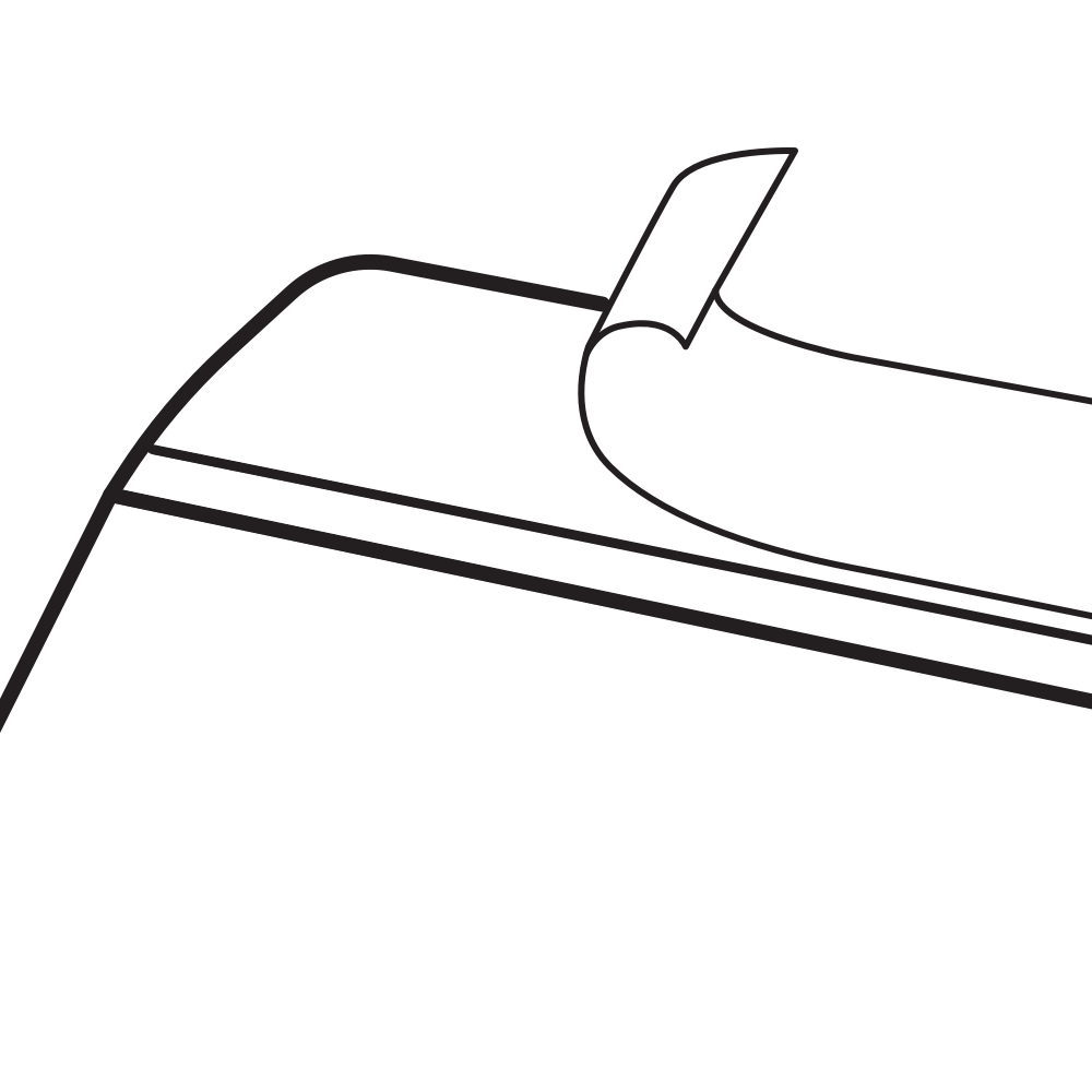 Zelfklevende stripsluiting