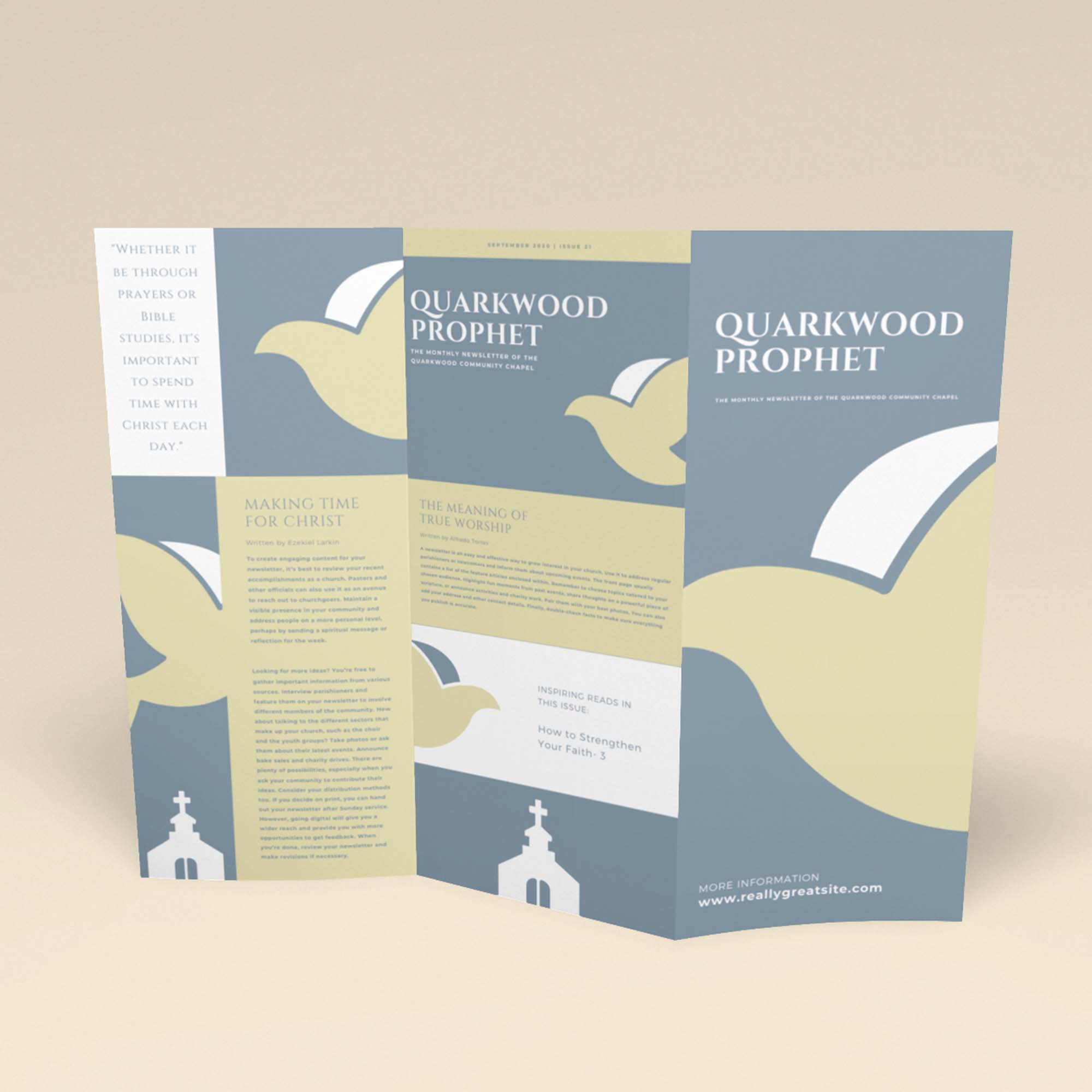 Enkelvouw folders