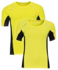 Ziehe die Aufmerksamkeit beim Sport auf Deine Marke mit neongelben Sport T-Shirts von Helloprint.