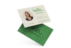 Eco-friendly business cards