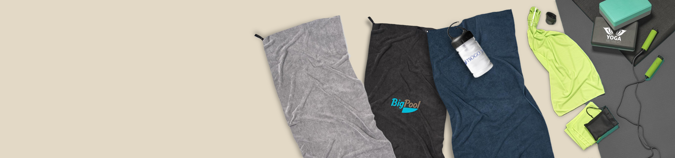 Personalised Gym and Sports towels with your logo!