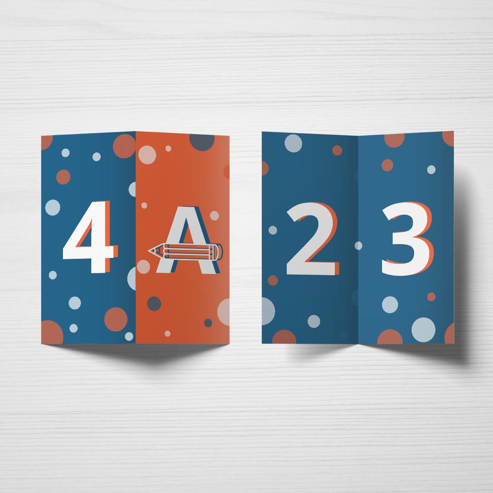 Cheap Custom Printed Half Fold Leaflets Half Fold Flyers